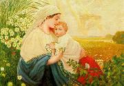 Mother Mary with the Holy Child Jesus Christ Adolf Hitler